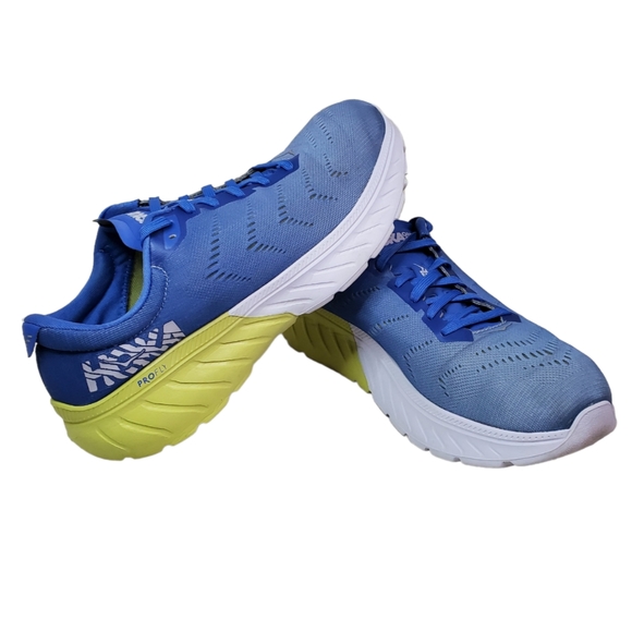 Hoka One One Shoes - Hoka One One Mach 2 Profly Running Shoes Sneakers Blue Green Size 10.5